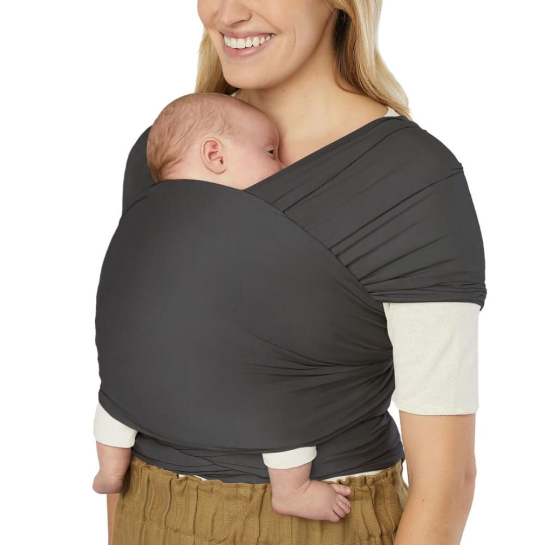 Köp Ergobaby Aura Wrap bärsjal Soft Black Pyret & Snäckan